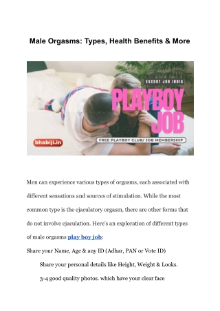 Male Orgasms_ Types, Health Benefits & More