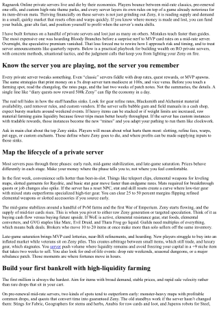 Economy and Zeny: How to Thrive on RO Private Servers