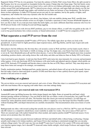 Best PVP-Focused Ragnarok Online Private Servers Ranked