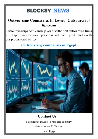 Outsourcing Companies In Egypt  Outsourcing-tips