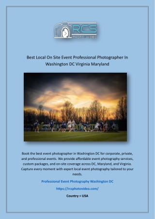 Best Local On Site Event Professional Photographer In Washington DC Virginia Mar