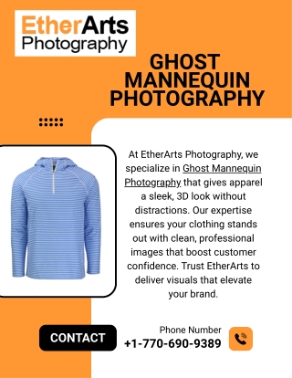 Professional Ghost Mannequin Photography Services by EtherArts Photography