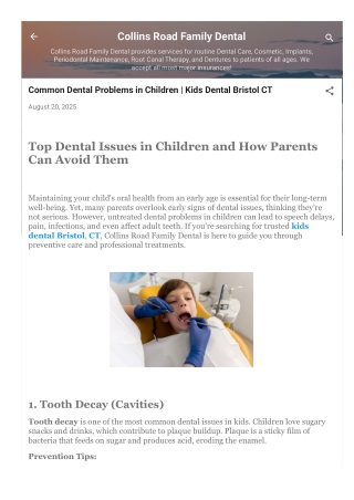 Kids Dental Bristol CT