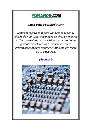 placa pcb| Pcbrapido.com