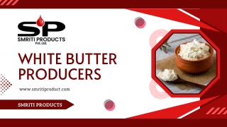 Best White Butter Producers in India