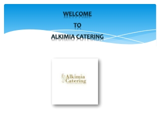 Alkimia Catering Service in Paris | Alkimia Catering