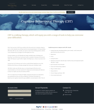 Cognitive Behavioural Therapy (CBT)