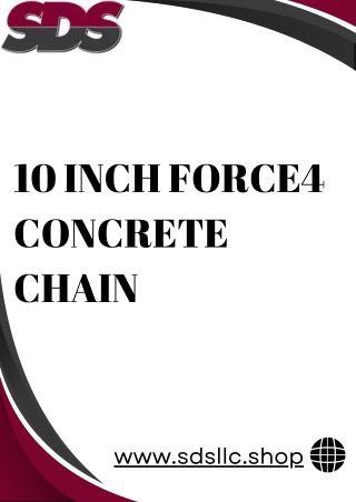 Buy 10 Inch Force4 Concrete Chain with Durable & Reliable