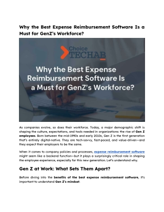 Why the Best Expense Reimbursement Software Is a Must for GenZ’s Workforce.docx