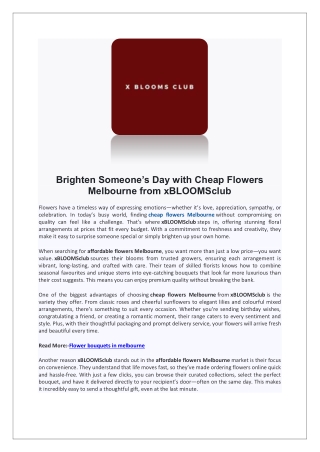 Budget flower delivery melbourne