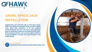 Professional Crawl Space Jack Installation – Hawk Crawl Space & Foundation Repai
