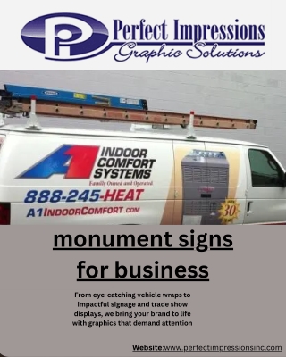 Custom Monument Signs for Business – Perfect Impressions Michigan