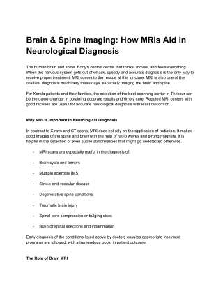 Brain & Spine Imaging_ How MRIs Aid in Neurological Diagnosis