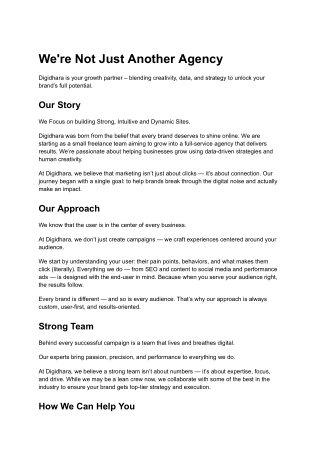 about us at digidhara