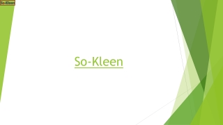 So-Kleen: Trusted Cleaning Company in Nigeria