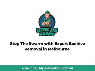 Stop The Swarm with Expert Beehive Removal in Melbourne