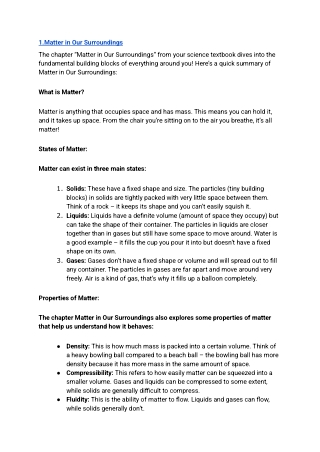 NCERT Solutions for Class 9 Science Chapter 1