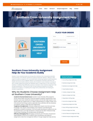 Achieve More with Southern Cross University Assignment Help