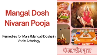 Mangal Dosh Nivaran Pooja – Vedic Remedy for Peace & Prosperity