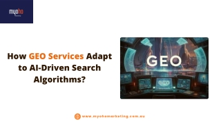 How GEO Services Adapt to AI-Driven Search Algorithms?