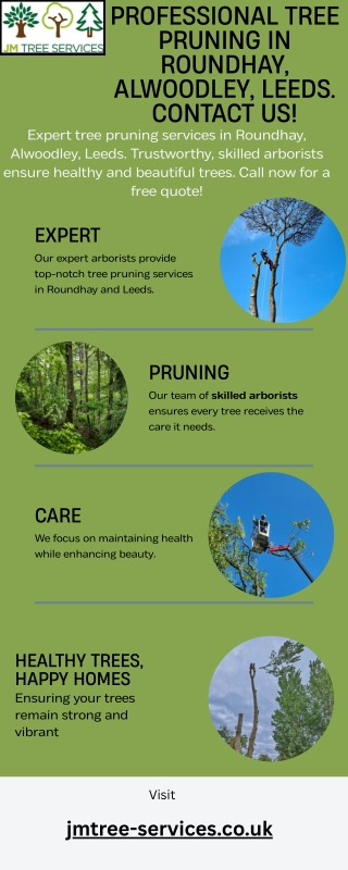 tree pruning in Roundhay, Alwoodley, Leeds. Contact us!