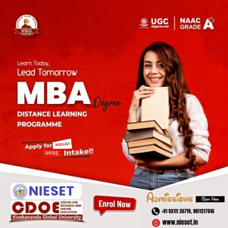 NIESET – Centre for Distance & Online Education, VGU Jaipur (2025 Admissions)