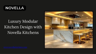 Luxury Modular Kitchen Design – Where Style Meets Functionality