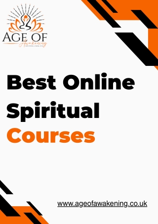 Explore the Best Online Spiritual Courses for Growth