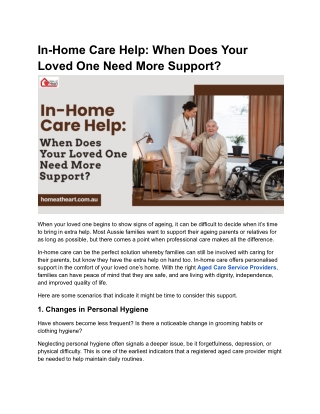 In-Home Care Help_ When Does Your Loved One Need More Support