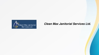 Commercial Floor Cleaning Services | Clean Max Janitorial Services Ltd.