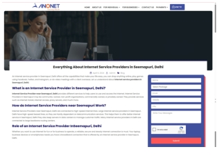 Internet Service Providers in Seemapuri