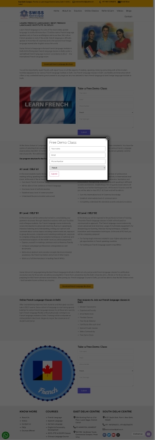 LEARN FRENCH LANGUAGE | BEST FRENCH LANGUAGE INSTITUTE IN DELHI