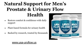 Untitled presentation (8Order UroFlow™ Prostate Support Formula – 24H Express Sh