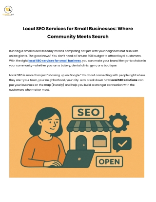 Local SEO Services for Small Businesses_ Where Community Meets Search