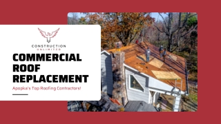 Affordable & Reliable Commercial Roof Replacement In Apopka, FL - Construction Unlimited