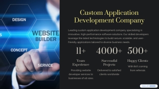 Custom Application Development Company
