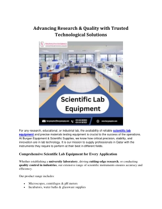 Advancing Research & Quality with Trusted Technological Solutions