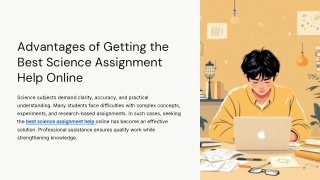 Benefits of Choosing the Best Science Assignment Help Online