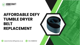 Affordable Defy Tumble Dryer Belt Replacement