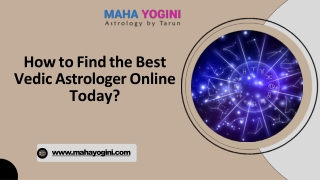 How to Find the Best Vedic Astrologer Online Today