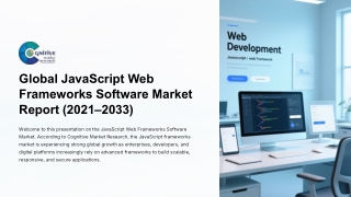 JavaScript Web Frameworks Software Market size, Share and Forcast