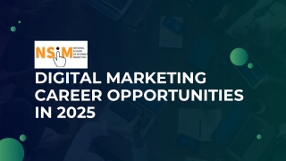 Digital Marketing Career Opportunities in 2025