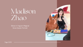 Madison Zhao Glows in Vogue’s Magical Snow Queen Portrait