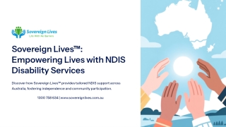 NDIS Disability Services in Australia