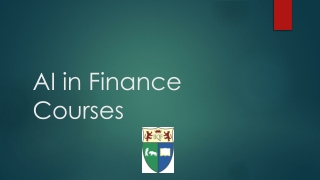 AI in Finance Courses