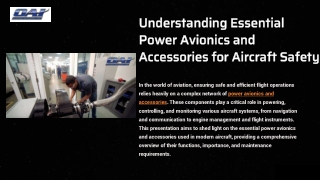 Understanding Essential Power Avionics and Accessories for Aircraft Safety