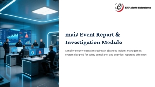 Incident Management System and Security Incident Reporting Software