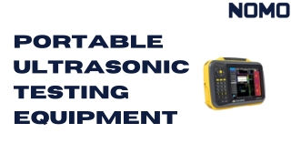 Portable Ultrasonic Testing Equipment Advancing Non-Destructive Testing Solutions