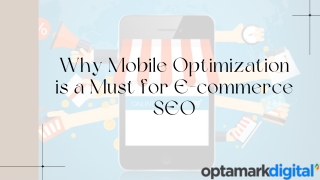 Why Mobile Optimization is a Must for E-commerce SEO
