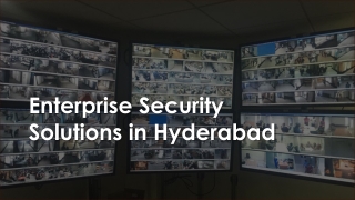 Enterprise Security Solutions in Hyderabad - www.ezonesecurity.com